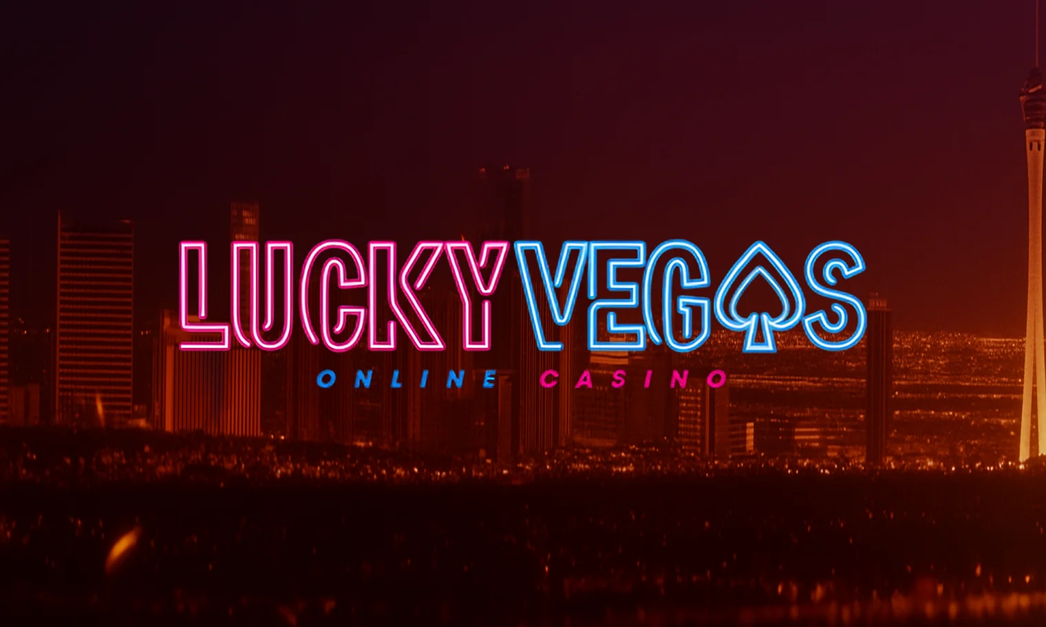Lucky Vegas Casino – skärmbild från casinots sajt