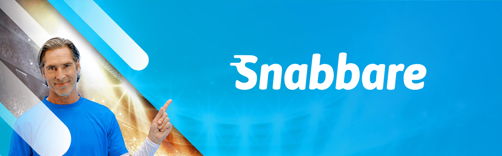 Snabbare Casino logotyp med orange accent