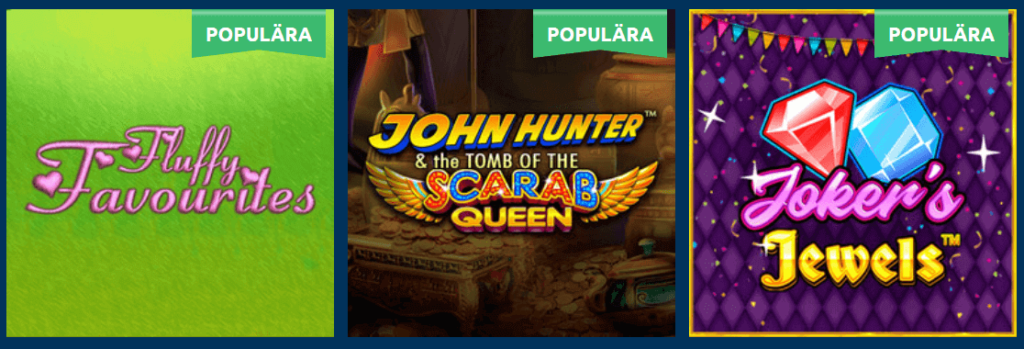 Turbonino Casino – skärmbild från casinots sajt